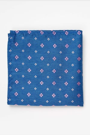 Batista albastra cu motive florale roz [1]