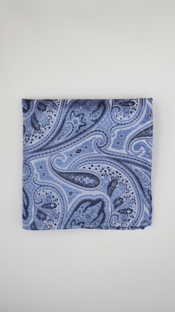 Batista cu model paisley albastru deschis & bleumarin [1]