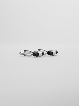 Butoni cilindrici negri  B 06