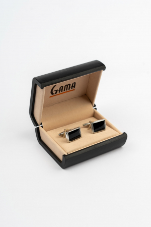 Butoni negri cu argintiu B 36 [0]