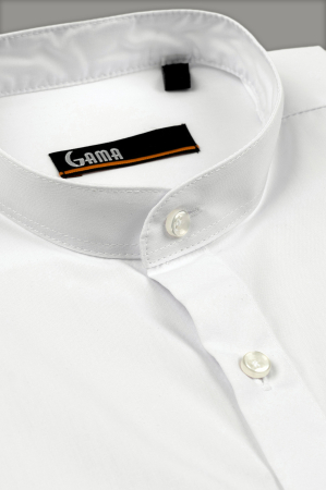 Camasa alba regular fit cu guler tunica CONFORT [2]