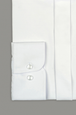 Camasa alba slim fit cu nasturi ascunsi [1]