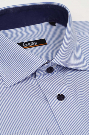 Camasa barbati alba cu dungi regular [2]