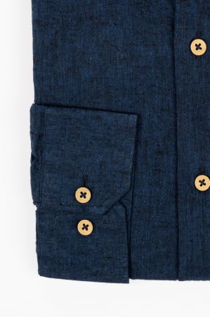 Camasa barbati casual regular navy din in [1]