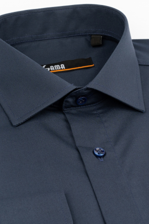 Camasa barbati regular bleumarin inchis 2XL- 4XL [1]