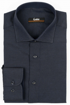 Camasi barbati - Camasa barbati regular fit belumarin cu insertie alba