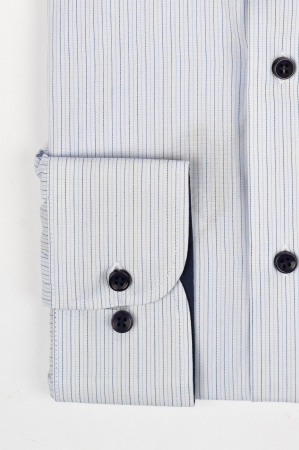 Camasa barbati regular fit bleu pal cu dungi bleu si bleumarin 3XL-4XL [1]