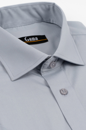 Camasa barbati regular fit gri deschis cu maneca scurta [1]