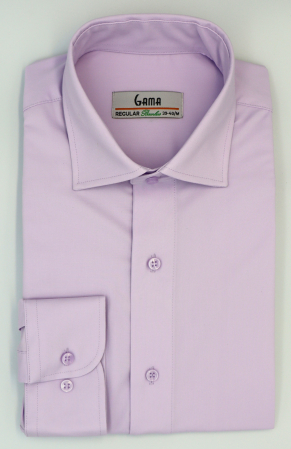 Camasi regular fit - Camasa barbati regular fit lila cu BAMBUS