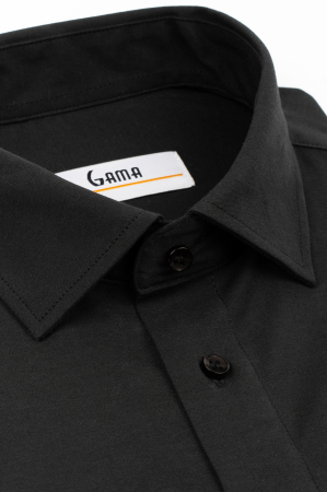 Camasa barbati regular fit neagra CONFORT [2]