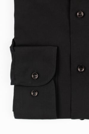 Camasa barbati regular fit neagra cu BAMBUS [1]
