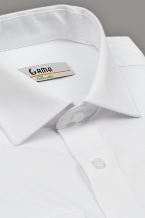 Camasa barbati slim fit alba cu BAMBUS [2]