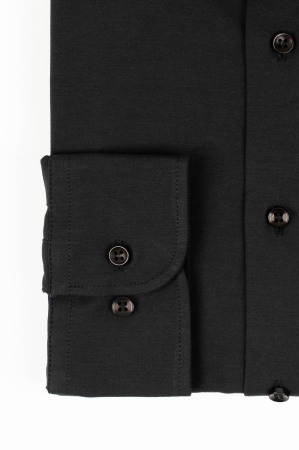 Camasa barbati slim fit neagra CONFORT [1]