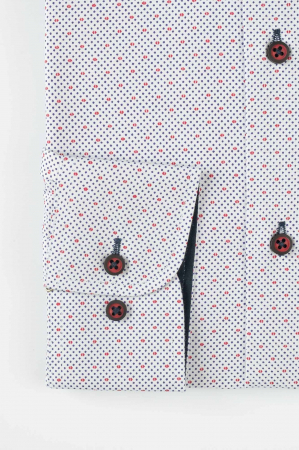 Camasa casual slim fit cu imprimeuri [2]