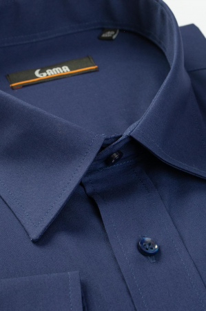 Camasa cu maneca lunga 2XL si 3XL bleumarin [1]