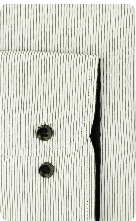 Camasa regular alba cu dungi negre [2]