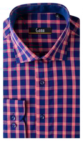 Camasa regular cu carouri Gam_488 [0]