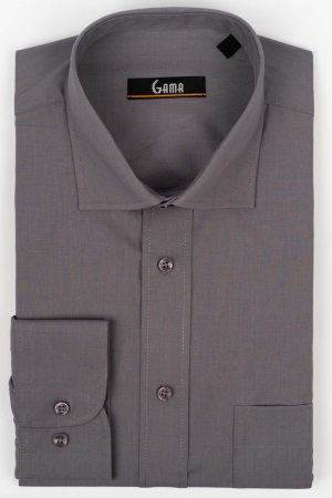 Camasi barbati - Camasa barbati slim fit gri inchis