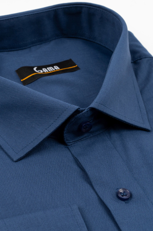 Camasa regular fit albastra  2XL-4XL [2]