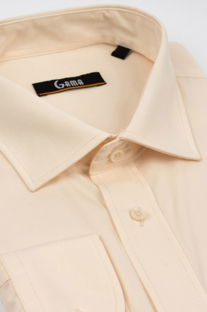 Camasa regular fit bej 2XL-3XL [2]