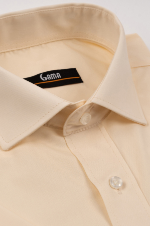 Camasa  regular fit bej cu maneca scurta 2XL-4XL [1]