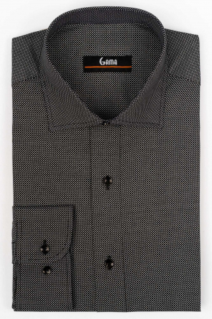 Camasa regular fit bleumarin cu buline bleu 3XL [0]