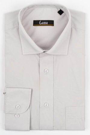Camasi barbati - Camasa regular fit  gri 2XL-4XL
