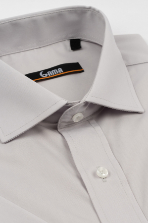 Camasa regular fit gri cu maneca scurta [1]