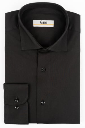 Camasi barbati - Camasa regular  fit neagra