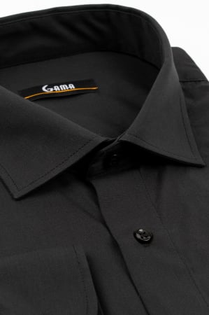 Camasa regular fit neagra 5XL-6XL [2]