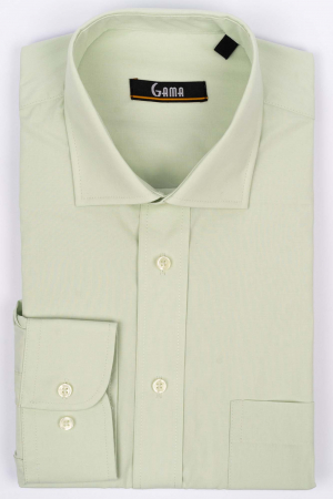 Camasi barbati - Camasa regular fit verde 2XL-4XL