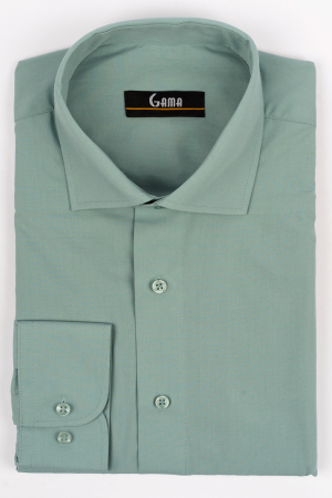 Camasi barbati - Camasa regular fit verde-menta 2XL-4XL