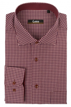 Camasa regular visinie cu carouri medii [0]