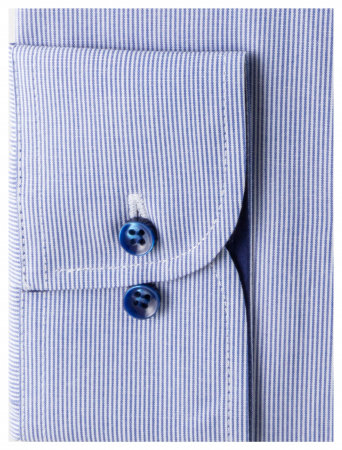 Camasa slim albastra cu dungi [2]