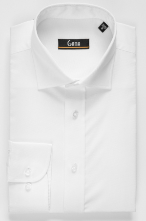 Camasa slim eleganta cu model in tesatura [0]