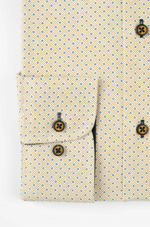 Camasa slim fit cu imprimeuri geometrice [2]