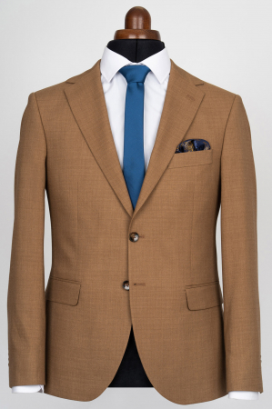 Costum barbati camel slim fit [3]