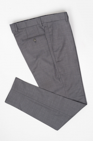Costum barbati slim fit gri-inchis [5]