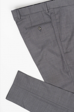 Costum barbati slim fit gri-inchis [6]