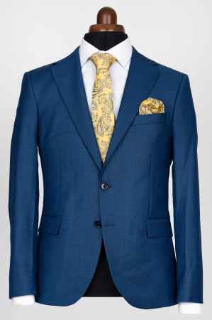Costum barbati slim fit albastru-inchis [1]