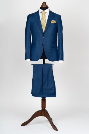 Imbracaminte Barbati - Costum barbati slim fit albastru-inchis