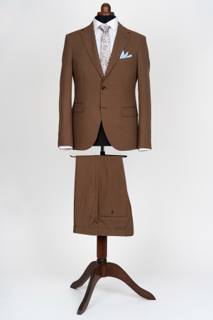 Costume slim fit - Costum barbati slim fit camel-pepit