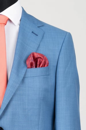 Costum slim fit albastru-deschis [2]