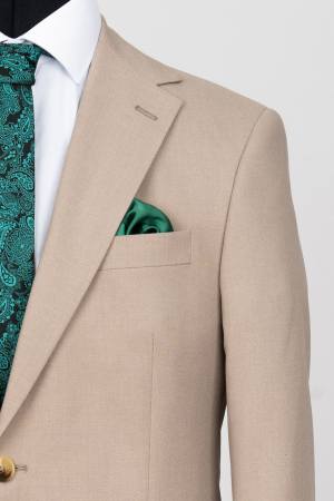 Costum slim fit bej [1]