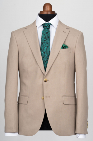 Costum slim fit bej [2]