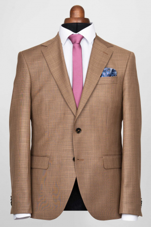 Costum slim fit bej-maro [1]