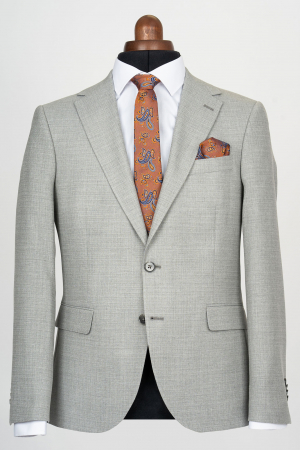 Costum slim fit gri-pepit [1]