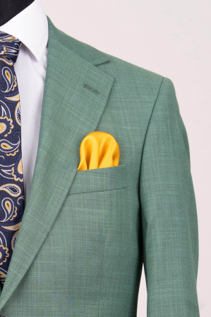 Costum slim fit verde [2]