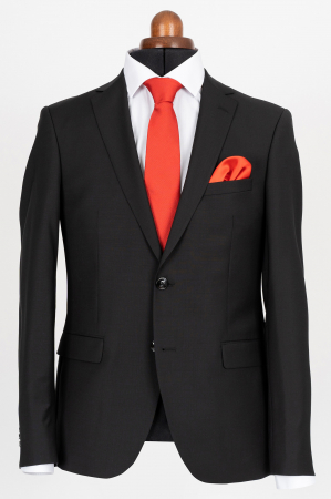 Costum barbati slim fit negru [1]