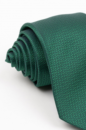 Cravata verde cu insertie neagra [1]